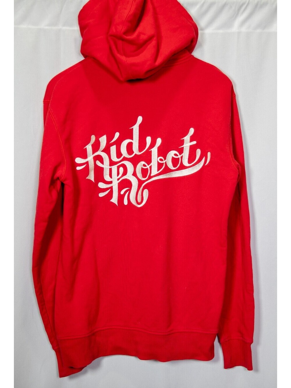 Kidrobot Hoodie Sweater Y2K Embroidered Logo and Spellout - Men's M
